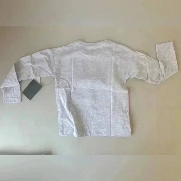 DKNY Girls' Fashion Long Sleeve T-Shirt  Gray Pink Sparking size 5t and Size 6x - Picture 9 of 12